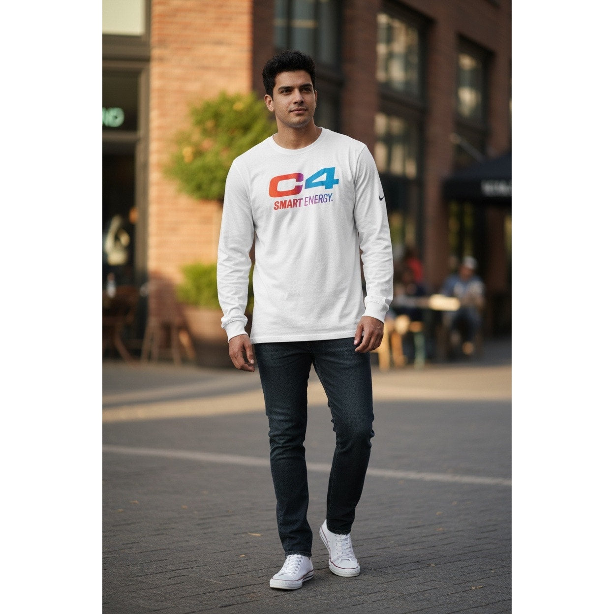 The Nike Tree C4 Smart Energy White Men’s T-Shirt Size Large