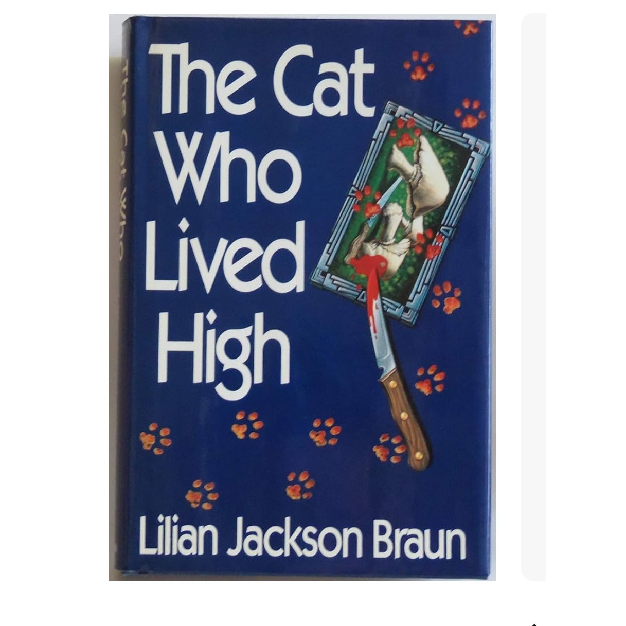 The Cat Who Lived High By Lilian Jackson Braun HardCover Book