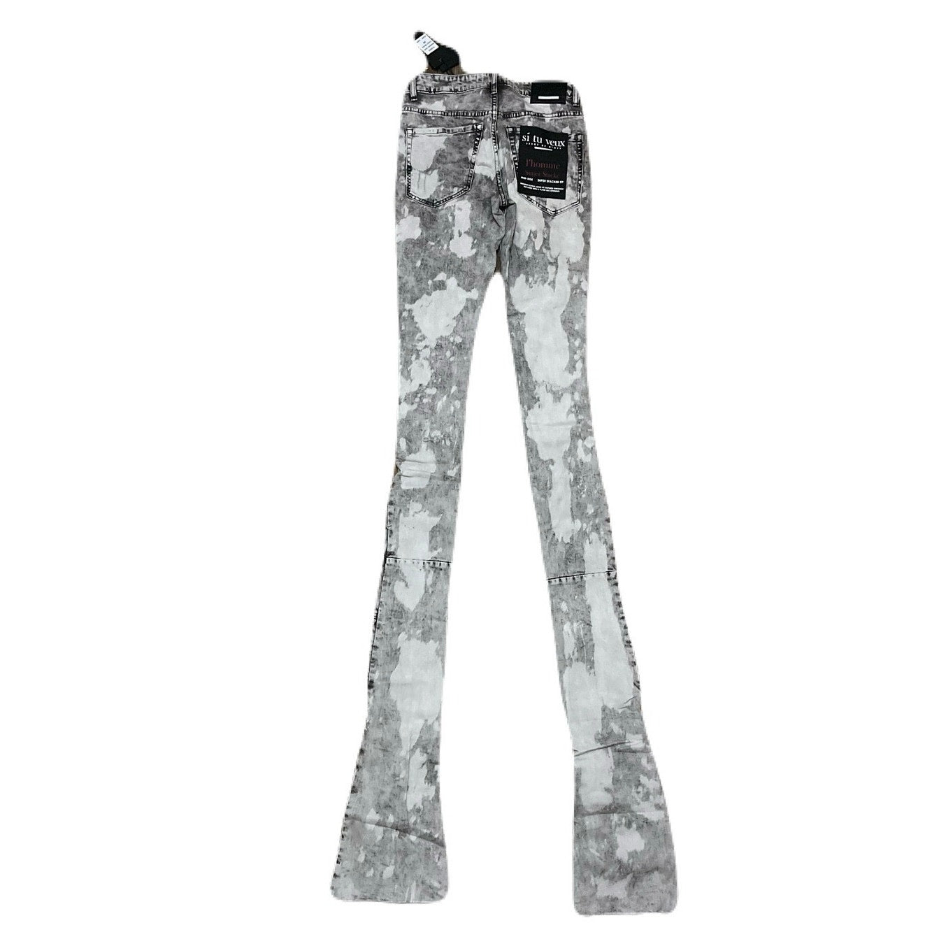 Si Tu Veux Warren Jean Gray Wash Size 30 New