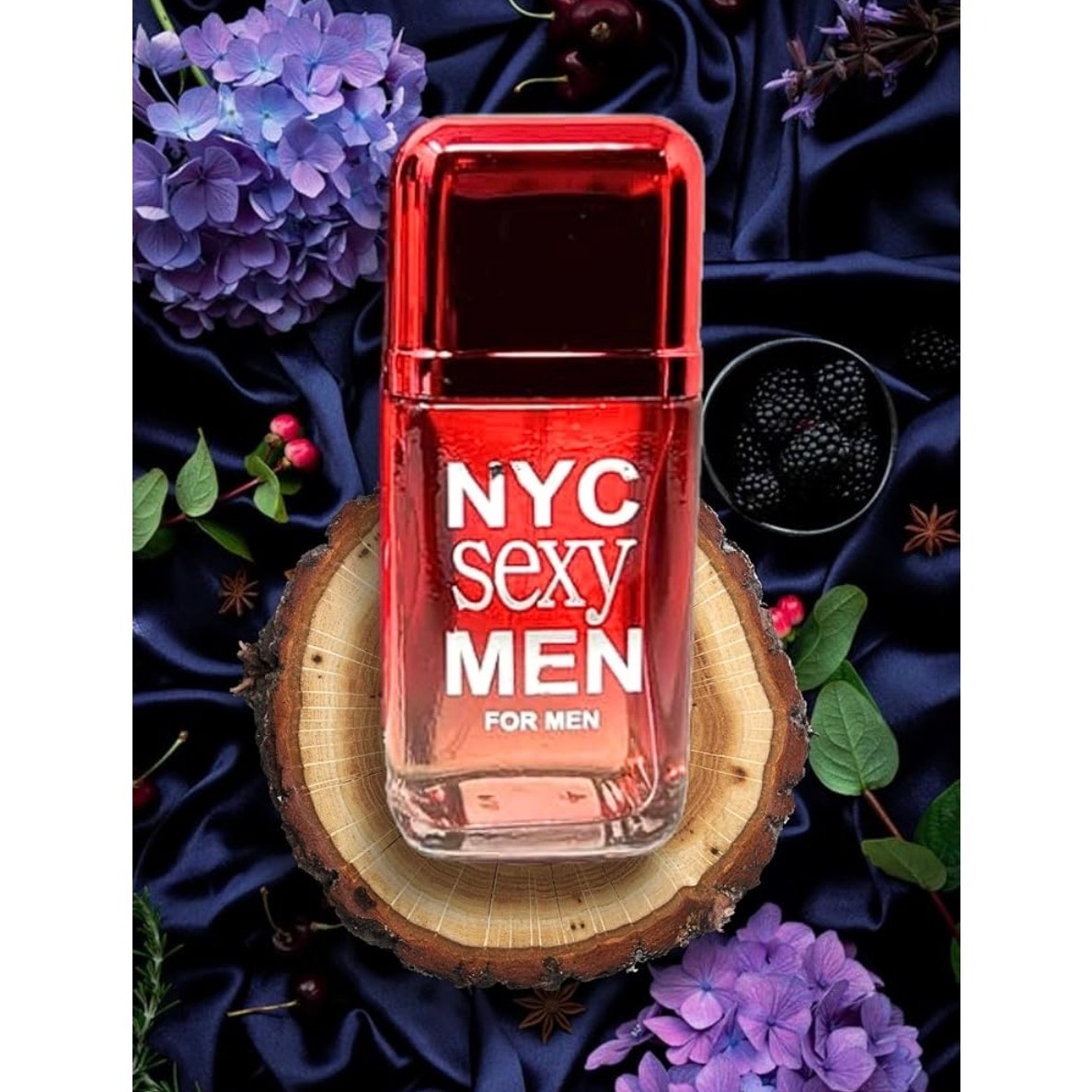 NYC Sexy Men, Amber Fougere fragrance for men. Eau de Toilette 3.4 Fl Oz.