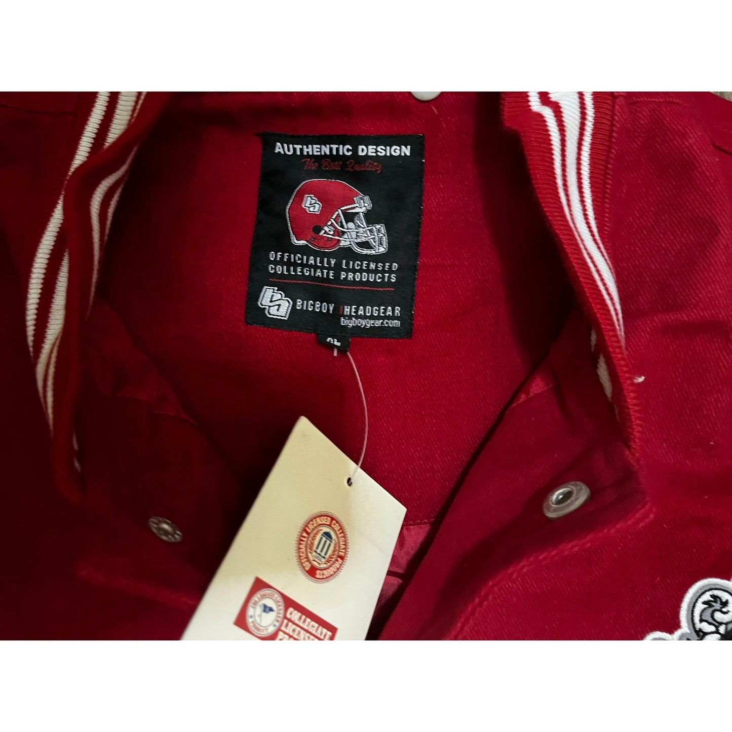 Big Boy HeadGear Red & White Hornets Jacket