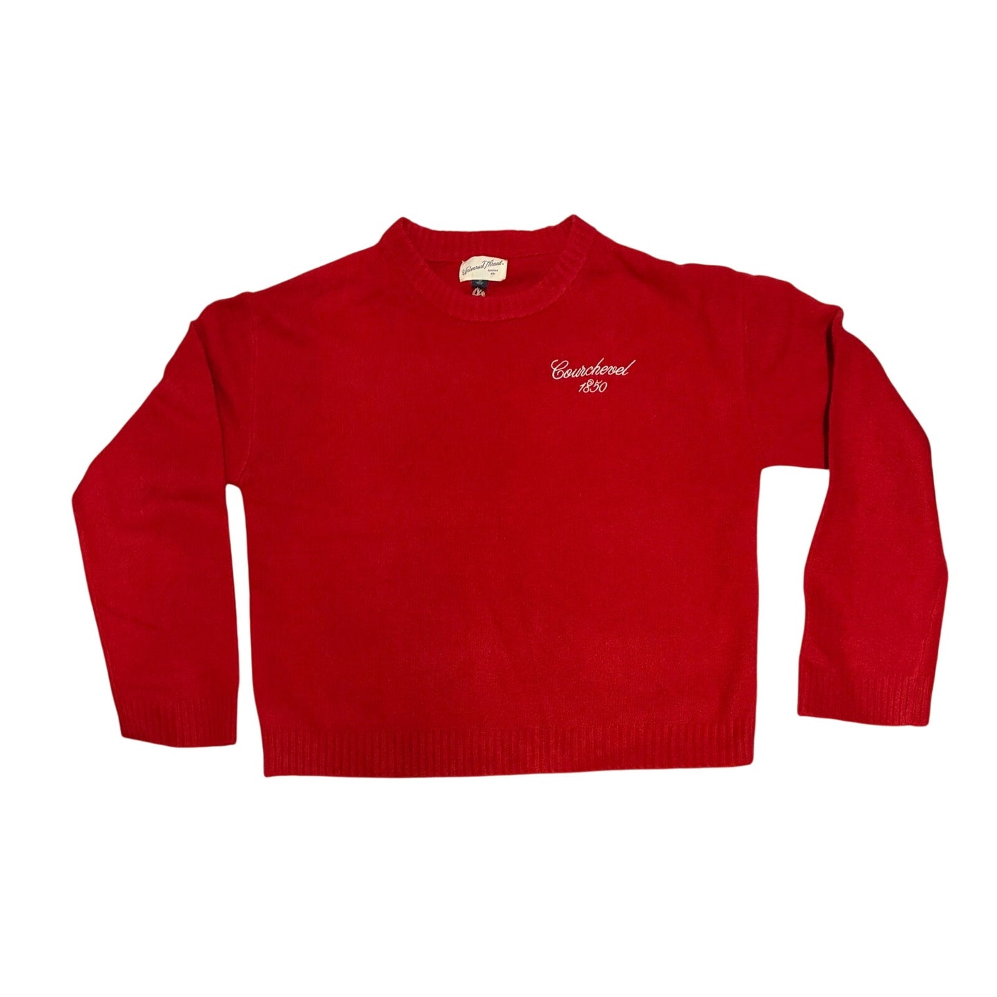 Universal Thread Red Women’s Pullover Sweater 1985 Size Medium