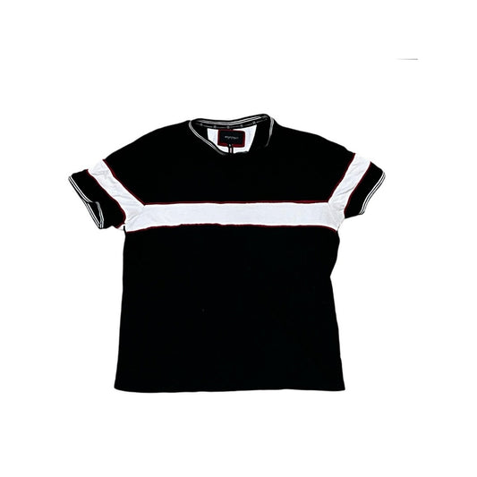 Abstract Black/White/Red Men’s T-Shirt Size Small