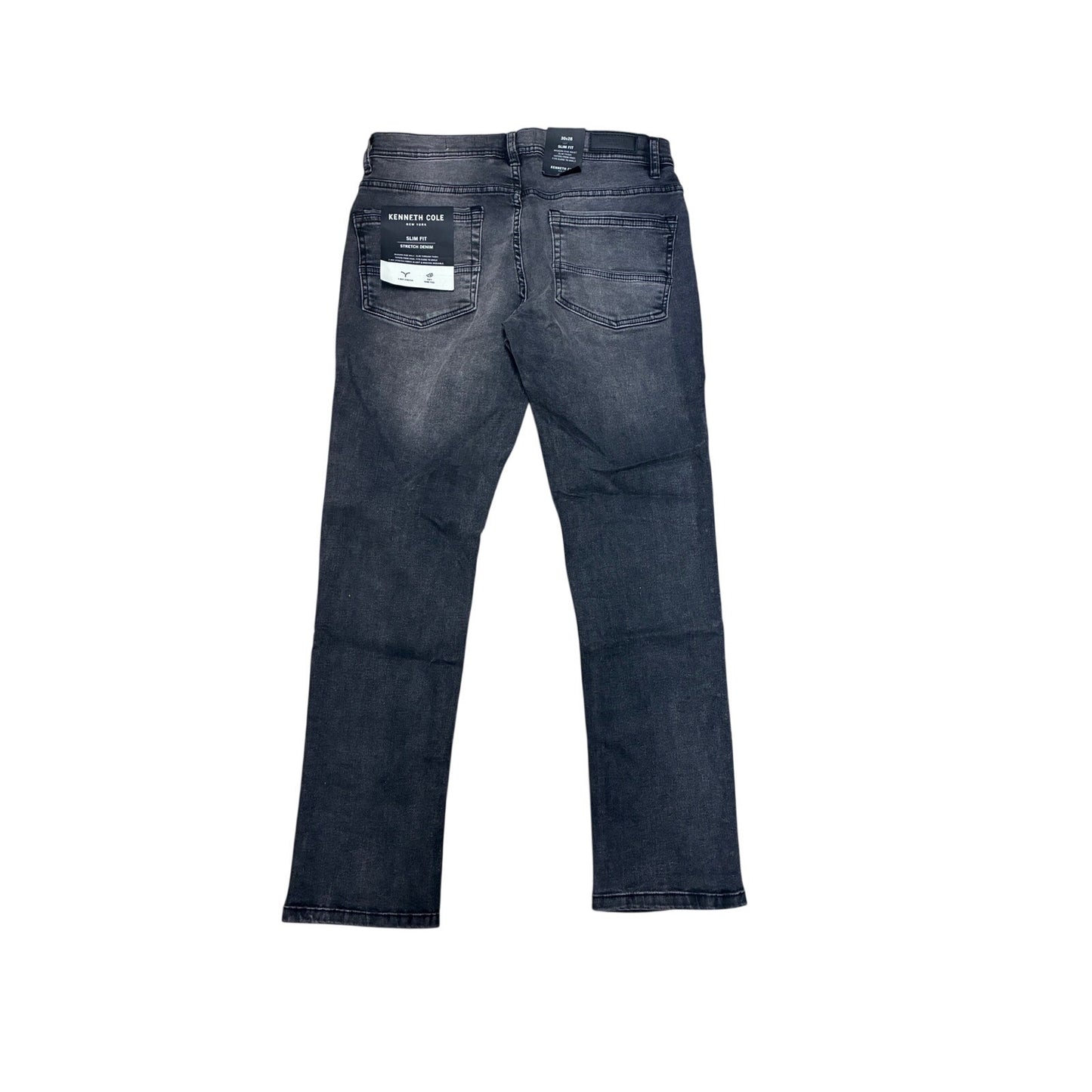Kenneth Cole Men’s Slim Fit Stretch Denim Size 30X28 Gray