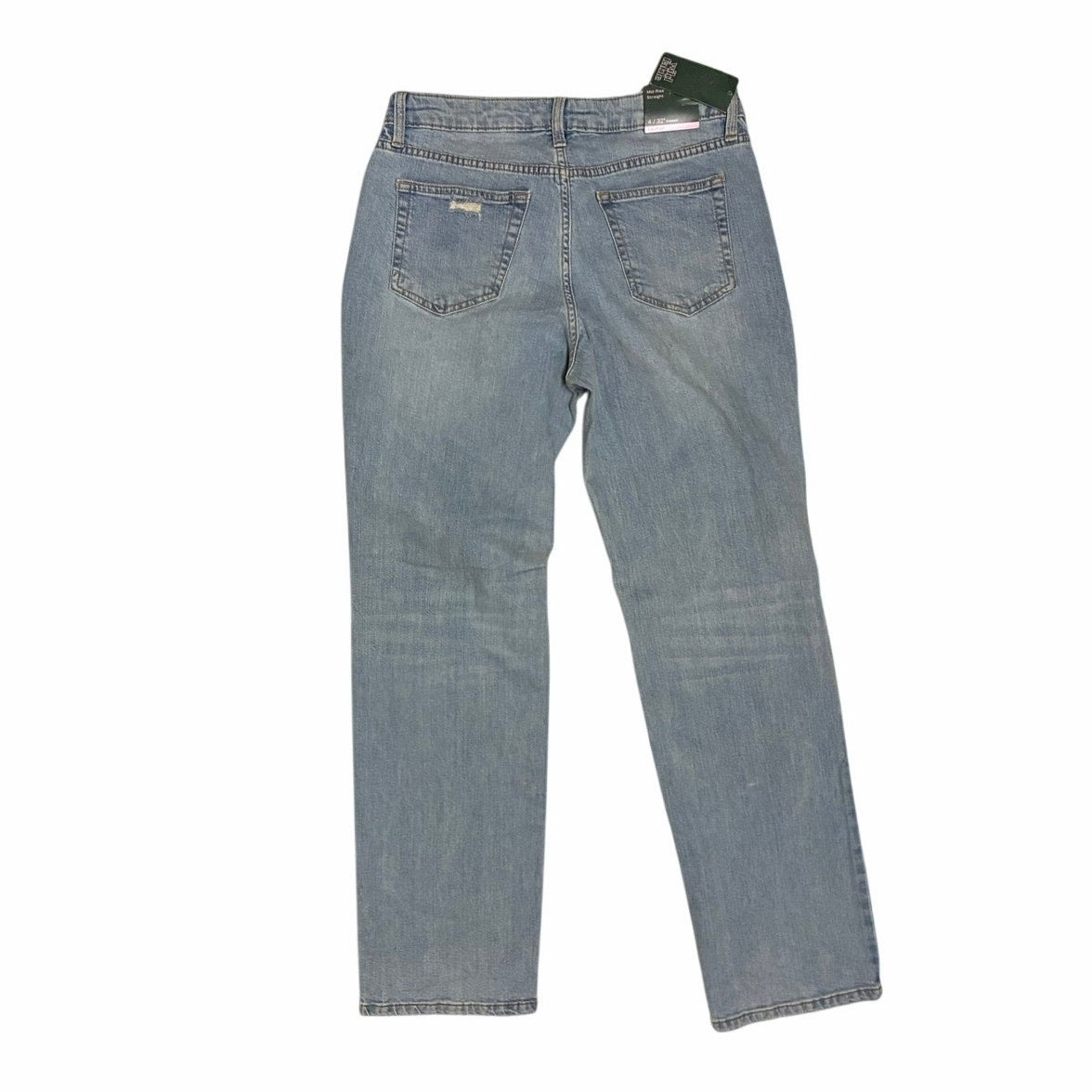 Wild Fable Women’s Mid Rise Straight Retro De Tiro Medio Size 4 Light Blue