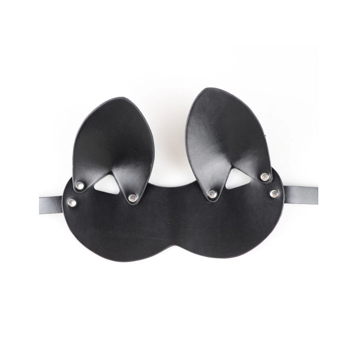 Women Faux Leather Cat Ears mask Sexy Roleplay Halloween Party Masks Blindfold