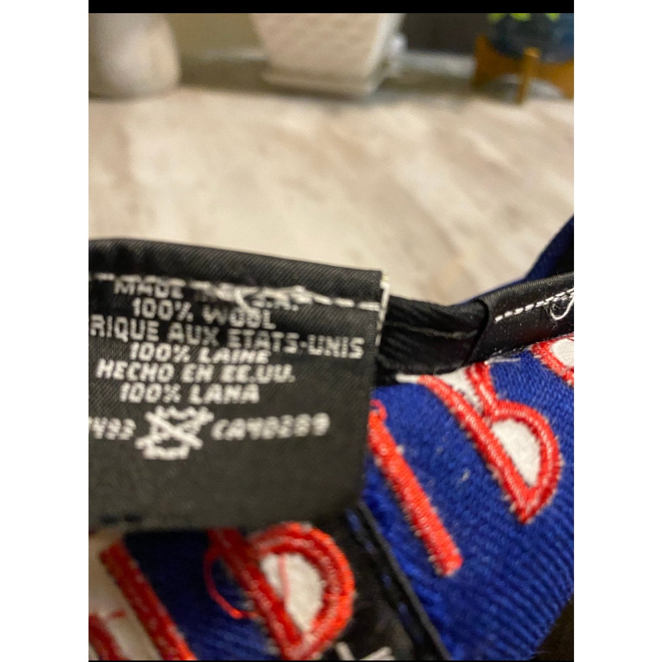 New Era Hat size 7 5/8 Blue & Red