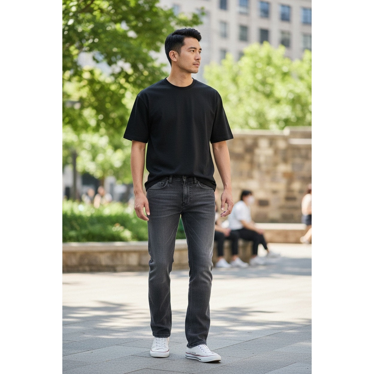 Kenneth Cole Men’s Slim Fit Stretch Denim Size 30X28 Gray