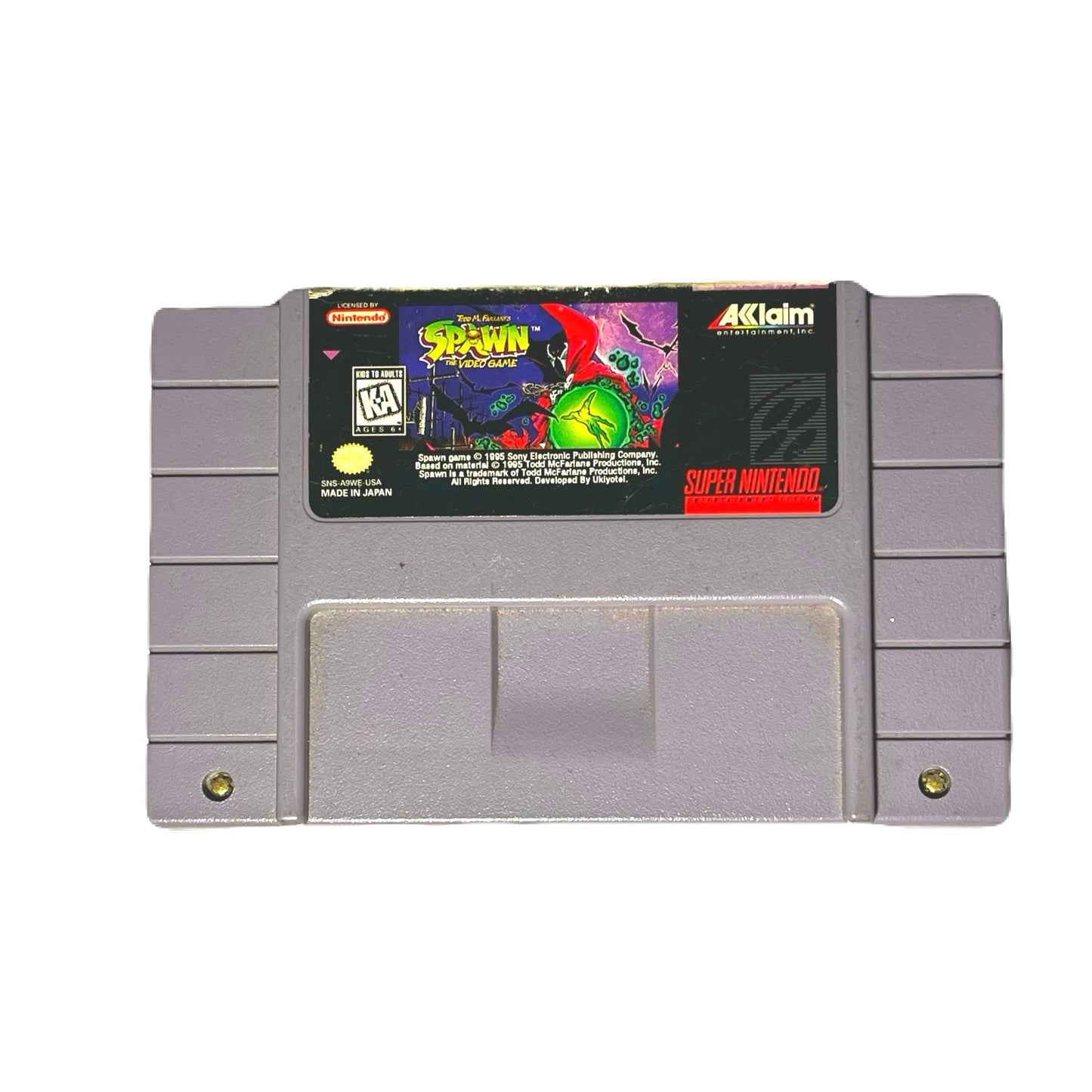 Super Nintendo Spawn Video Game