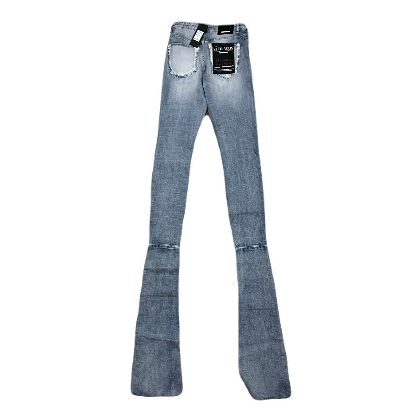 Si Tu Veux Brutini’23 Jeans Indigo Wash Mens Superstack Size 40