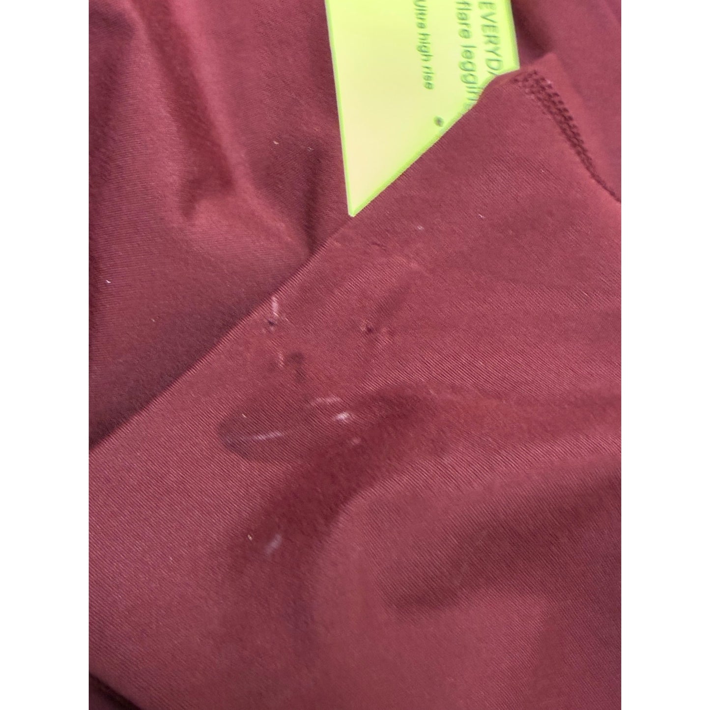 All In Motion Women’s burgundy Flare Legging Size Large