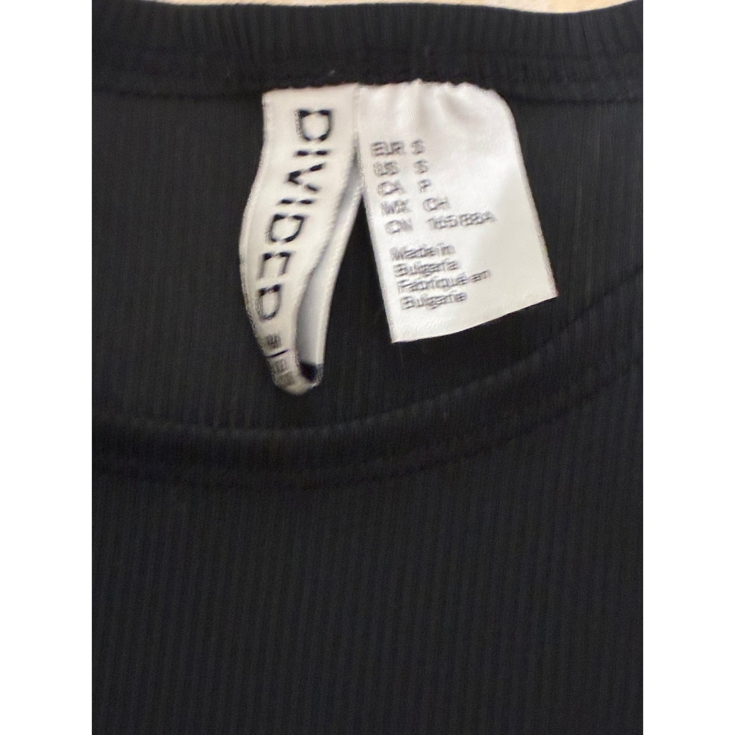 Divided H & M Women’s Top Size Small Black