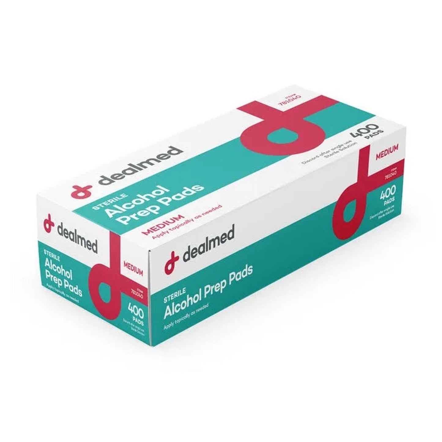 Alcohol Prep Pad Medium, 400/Box
