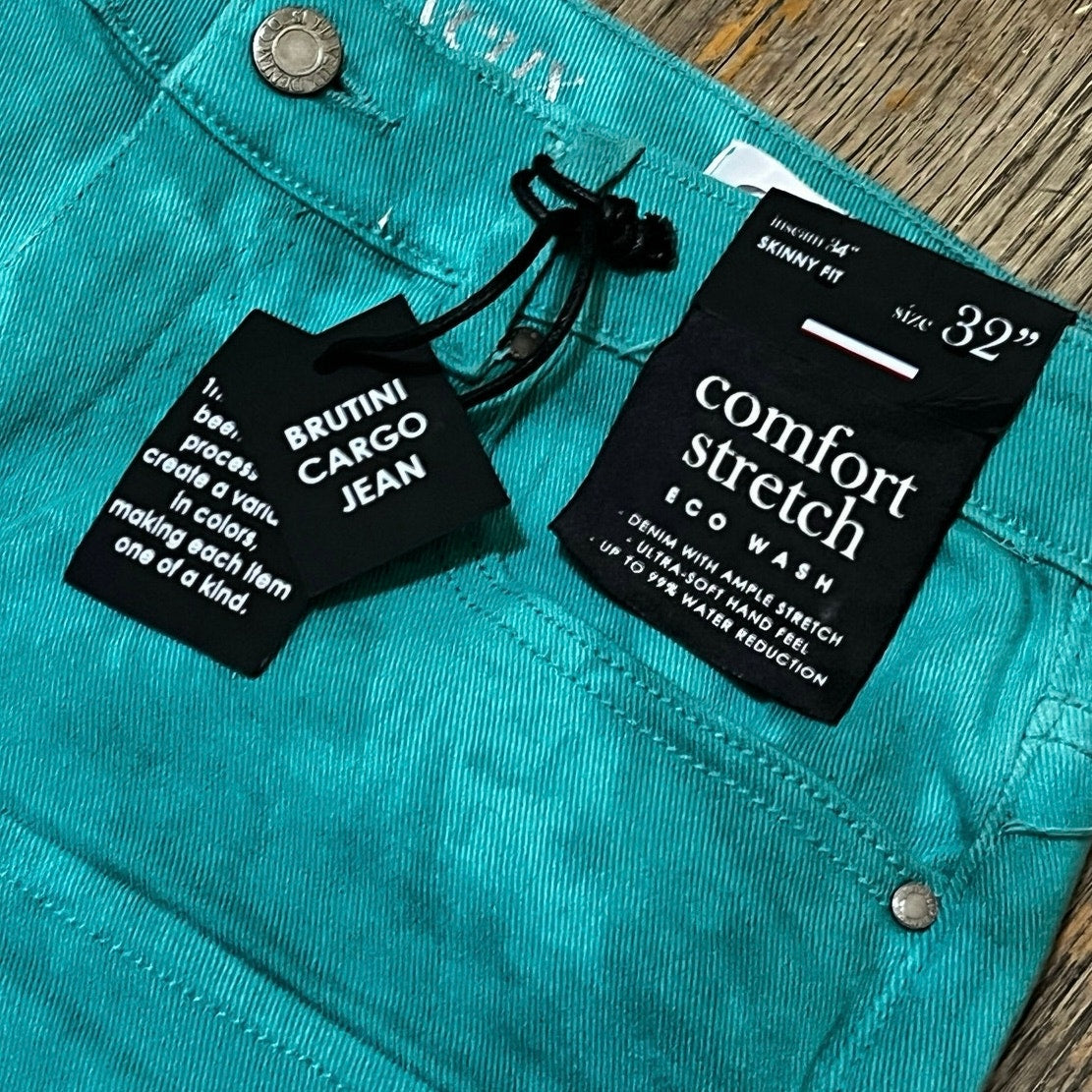 Si Tu Veux Mint Green Superstack Men’s Jean’s Size 36 Billy Jean’s