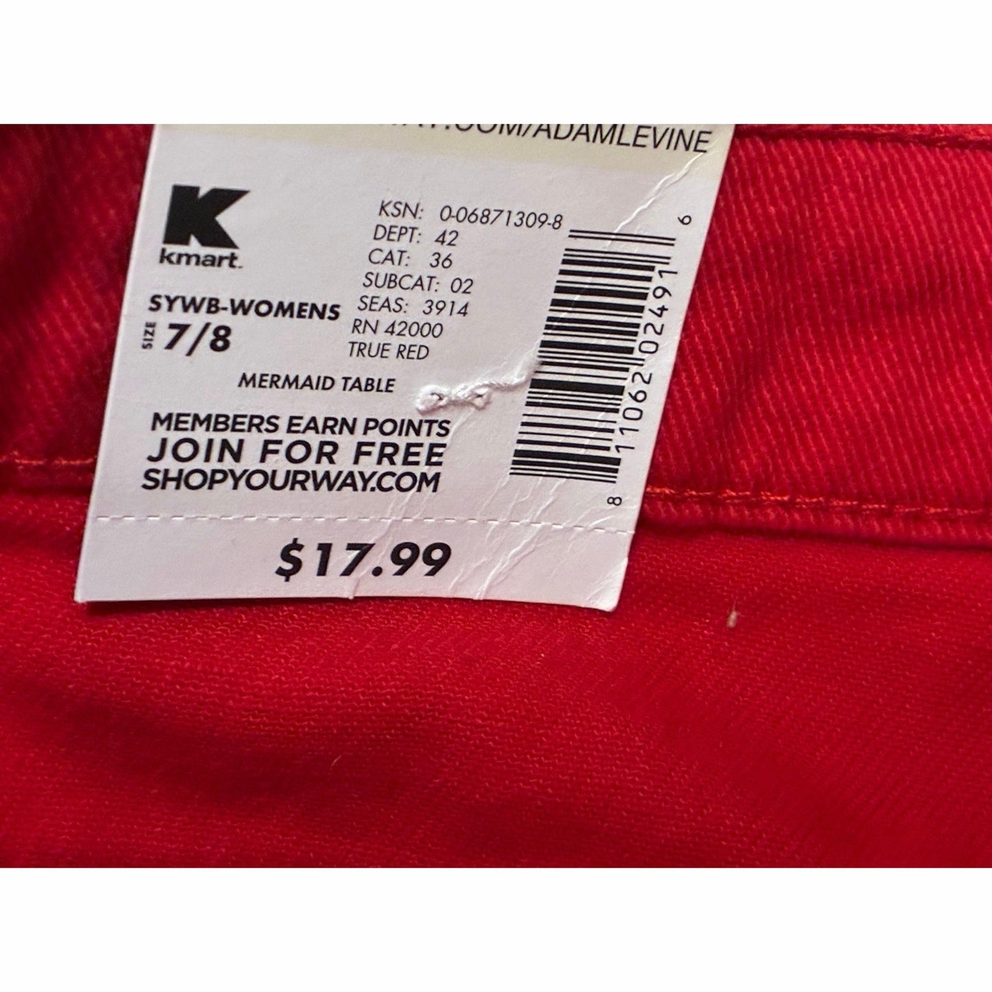 Adam Levine Women’s Red Shorts Size 7/8