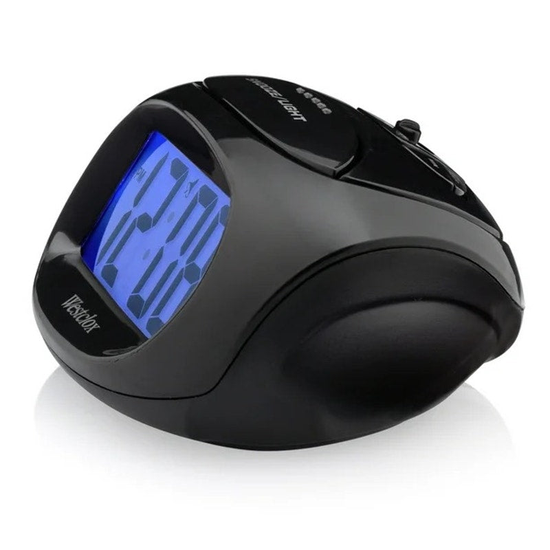 Westclox Battery Operated Digital LCD Alarm Clock, 70043