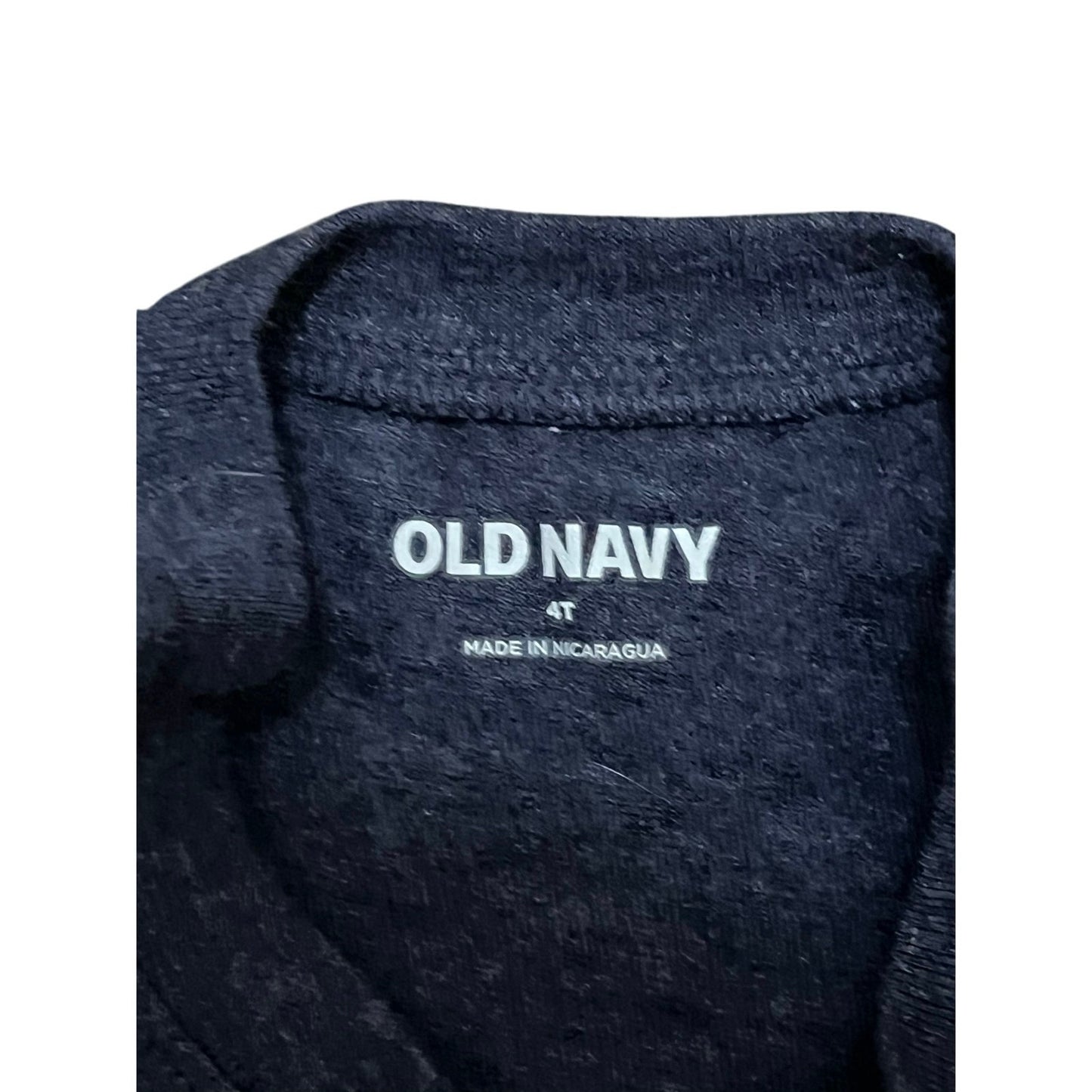 Old Navy Plain Navy T-Shirt Size 4 T