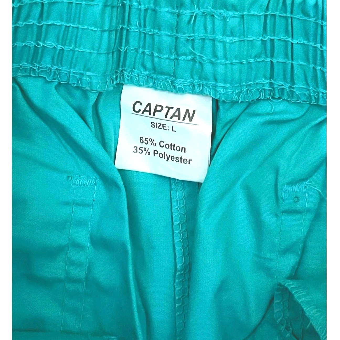 Captan Green Scrub Pants unisex Size Large