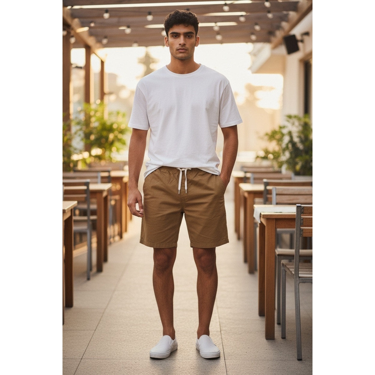 Goodfellow & Co Men’s Cargo Shorts Size Large Beige
