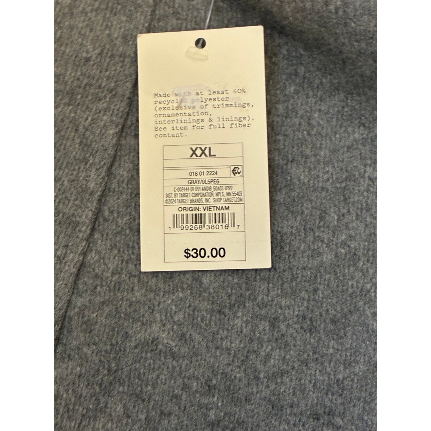 Women's Long Sleeve Brushed Mockneck Top - A New Day Gray XXL