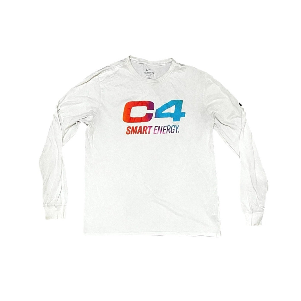 Nike C4 Smart Energy White Men’s Long Sleeve Size Large