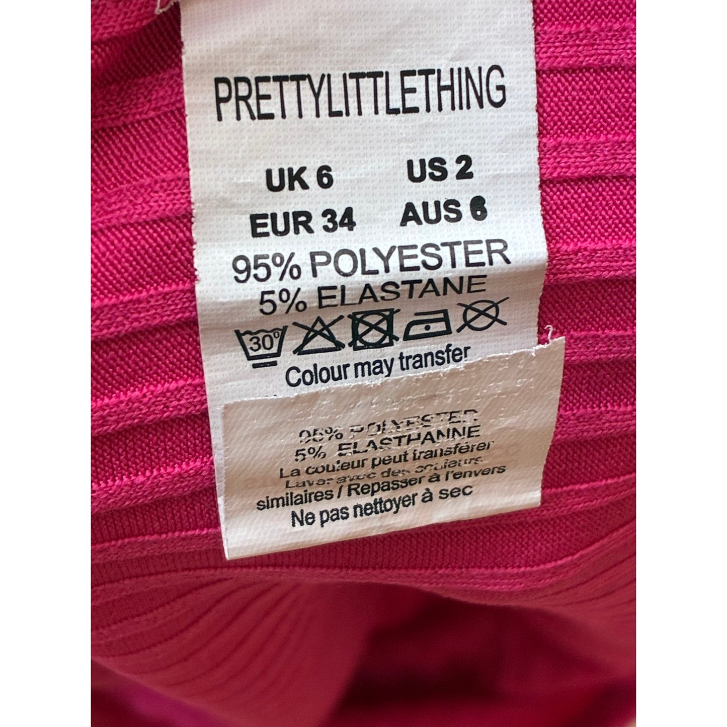 Pretty Little Thing Women’s Pink Dress Size 2