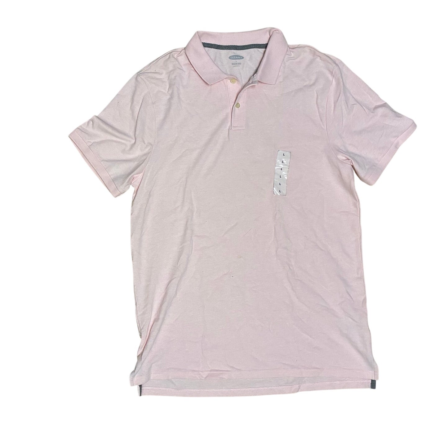 Old Navy Men’s Pink Collar Button Down Size Large New