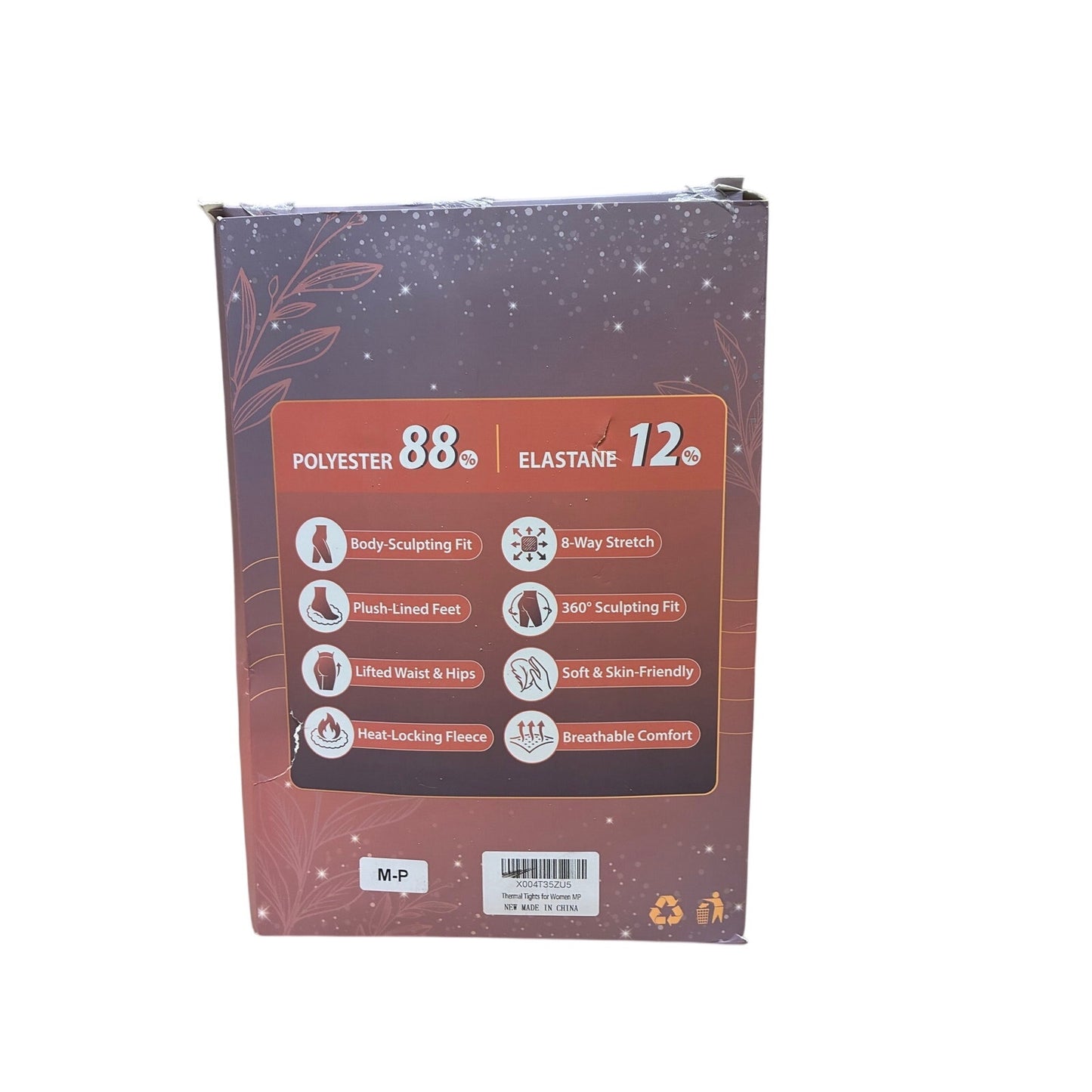 Fleece Lined Thermal Tights-Warm Fake Translucent Pantyhose LNMBFV