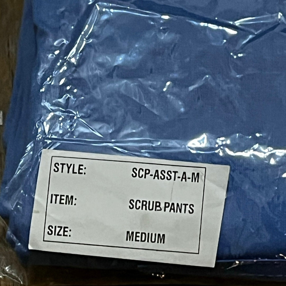 Captan Blue Scrub Pants Size Medium unisex