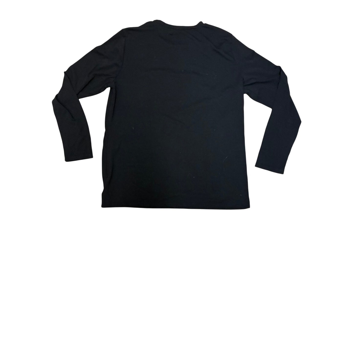 Women’s Black Christmas Tree Long Sleeve Shirt Size XL