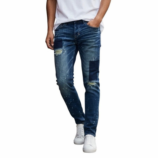 Shaba Z Brothers Blue Super Slim Fit SBFBD216 Size 34