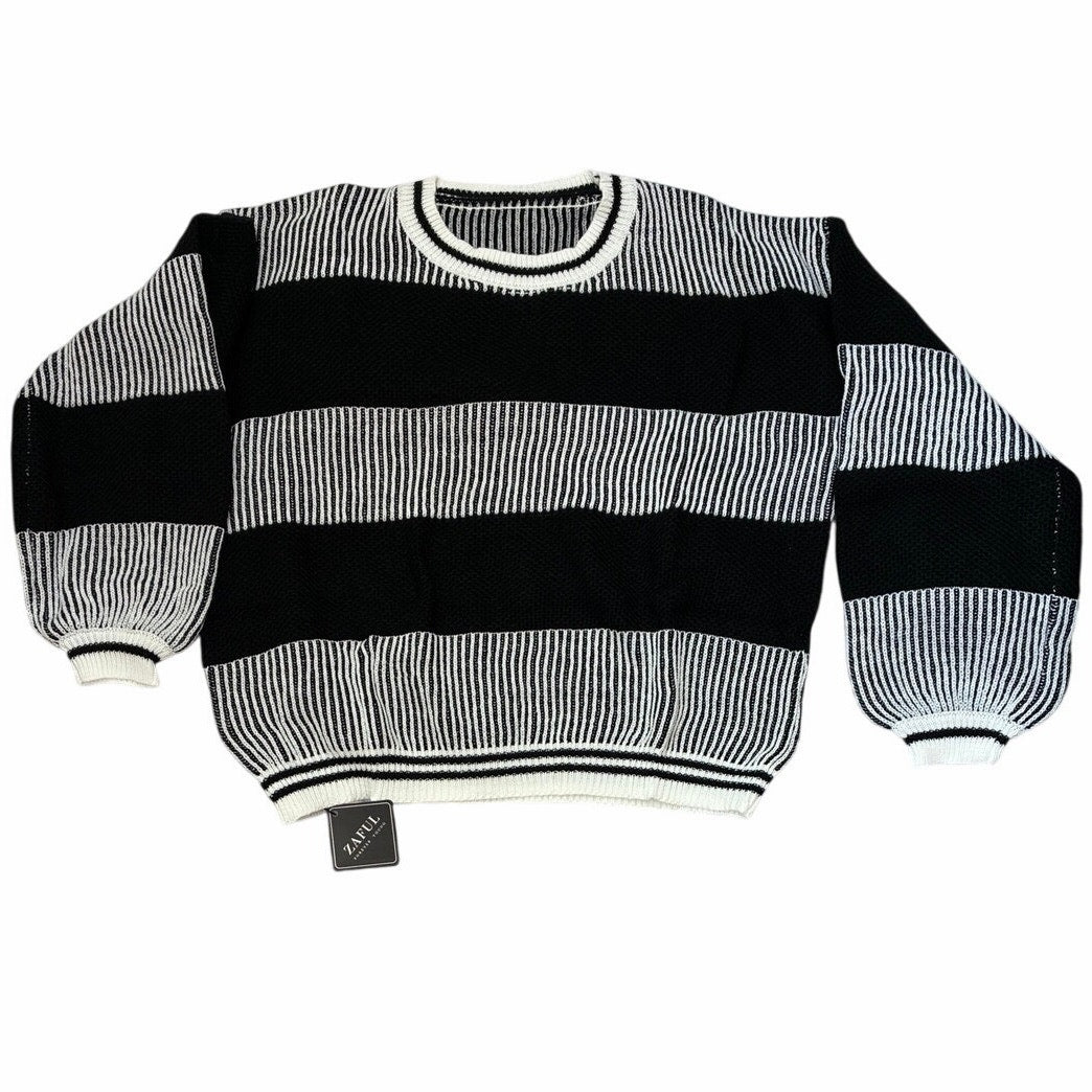 Zaful Women’s Crop Top Cardigan Black Size Large