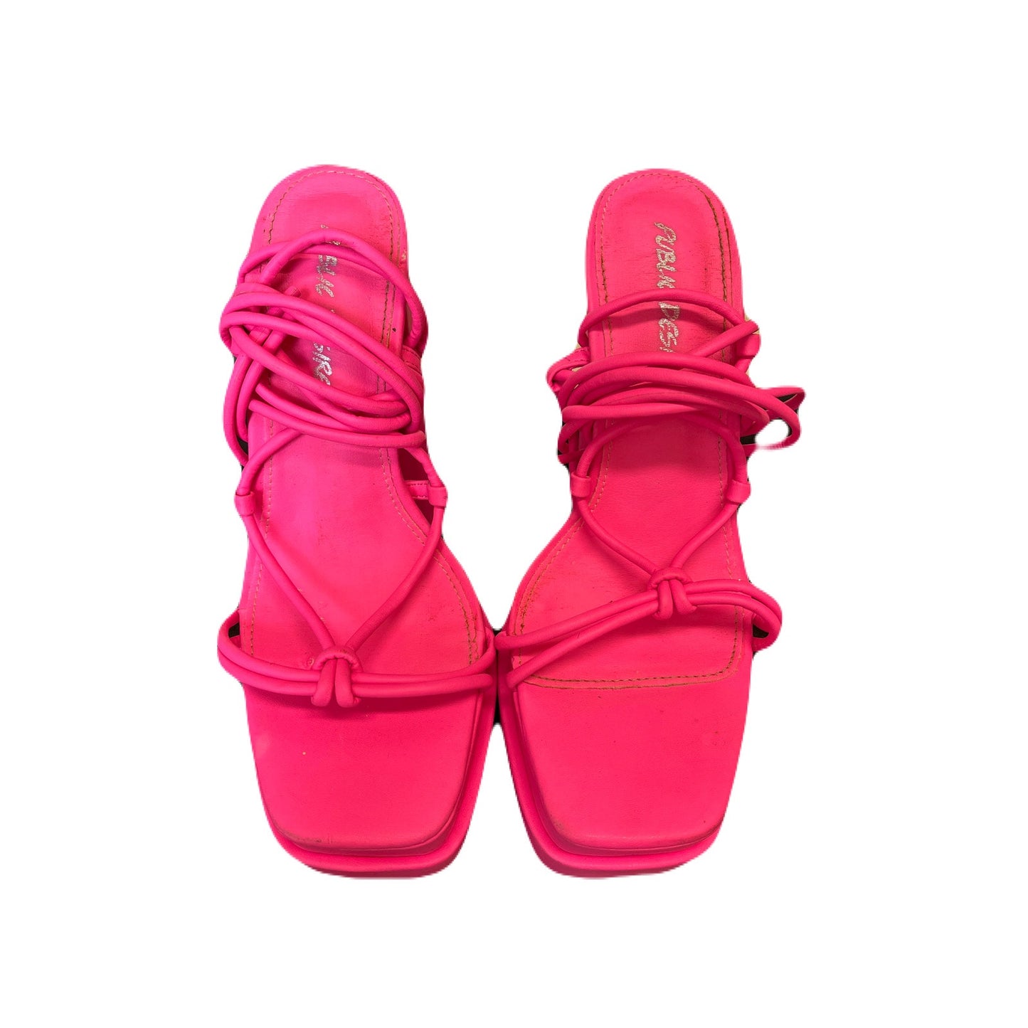 Size 5 Public Desire Women’s Pink Heels 6” Heels