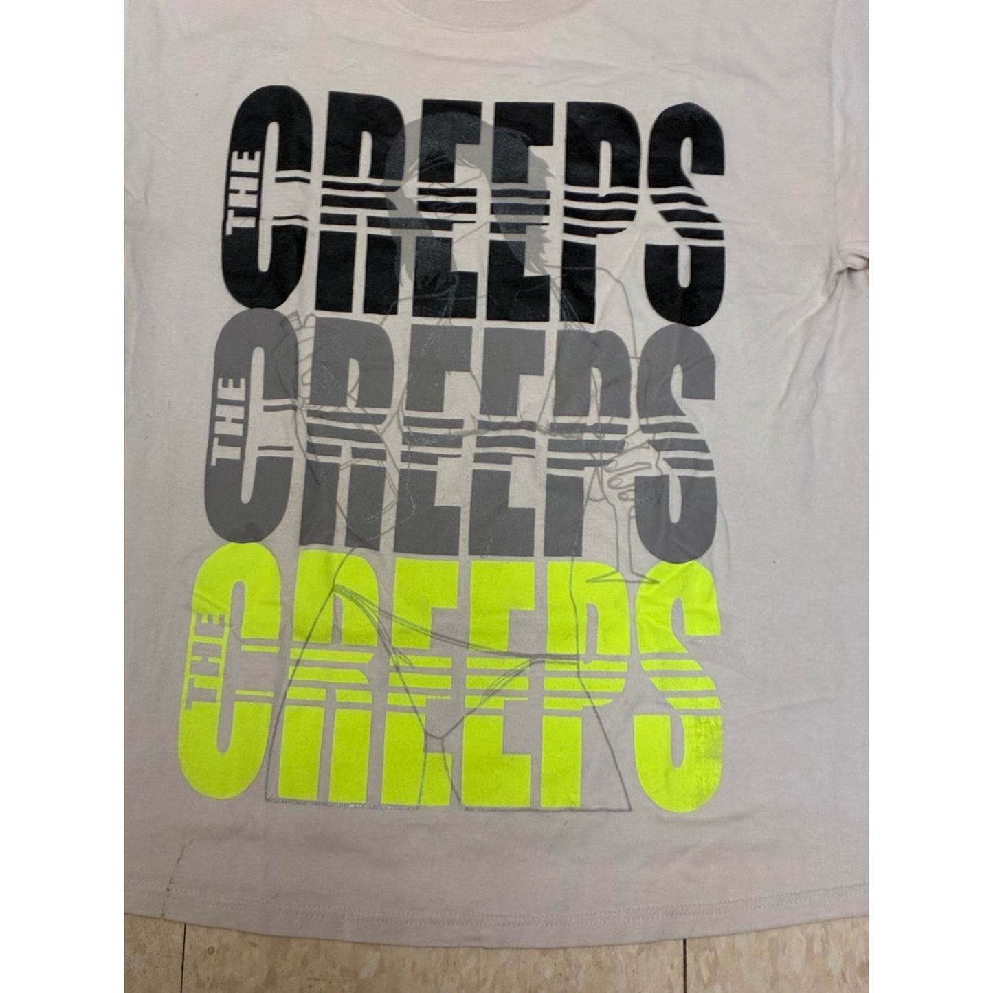 Creeps Tan Men’s T-Shirts Size Large