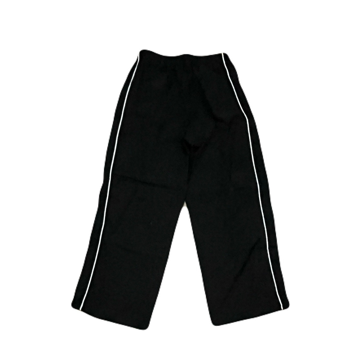 SHEIN Women’s Black Pant With A White Stripe Line On The Side Petite M
