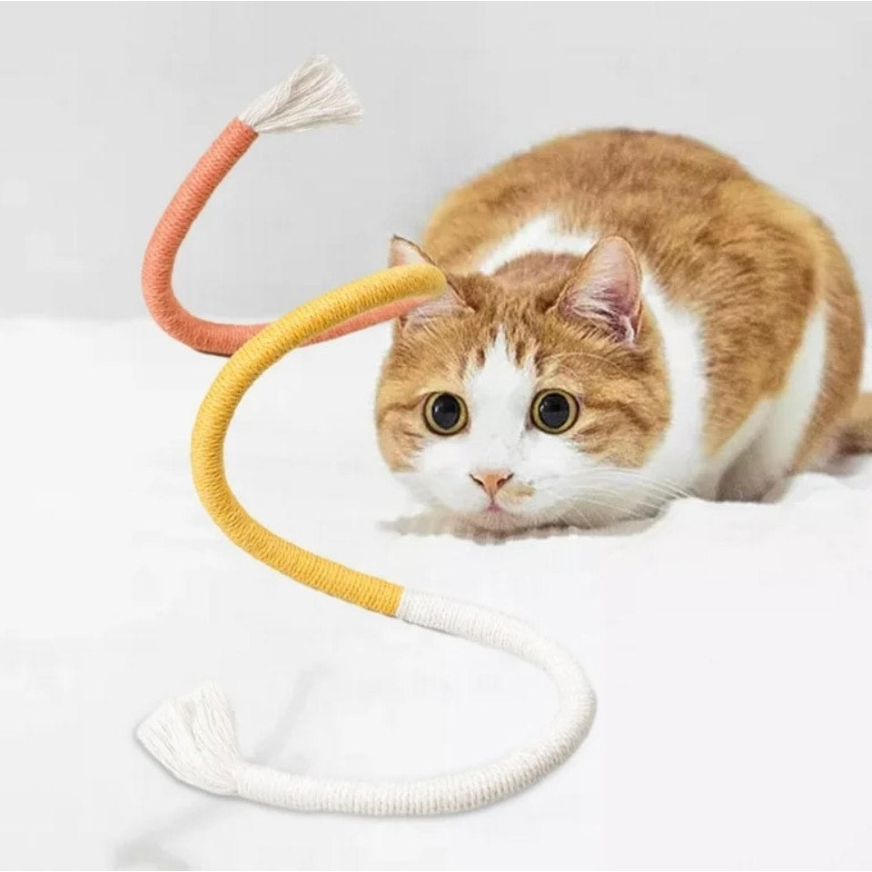Cat Toy Bite Rope Funny Wear Resistant Home Portable Educational Toys
