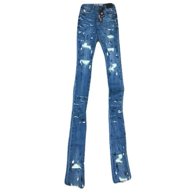 Si Tu Veux Marc Jean Indigo Wash Size 30