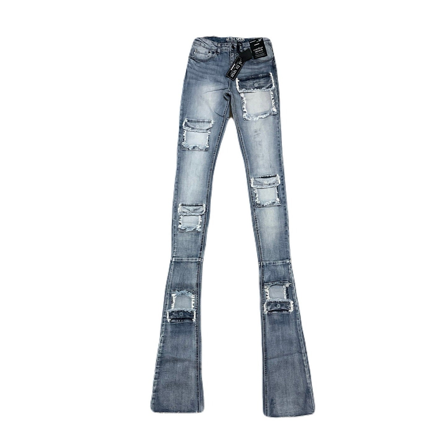 Si Tu Veux Brutini’23 Jeans Indigo Wash Mens Superstack Size 30