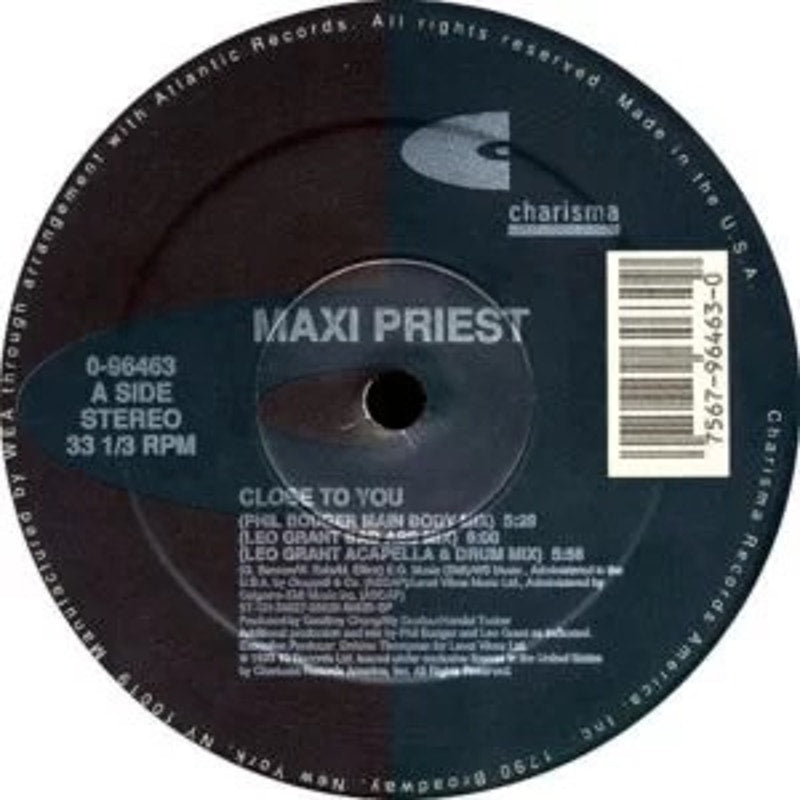 MAXI PRIEST – Close To You Record
