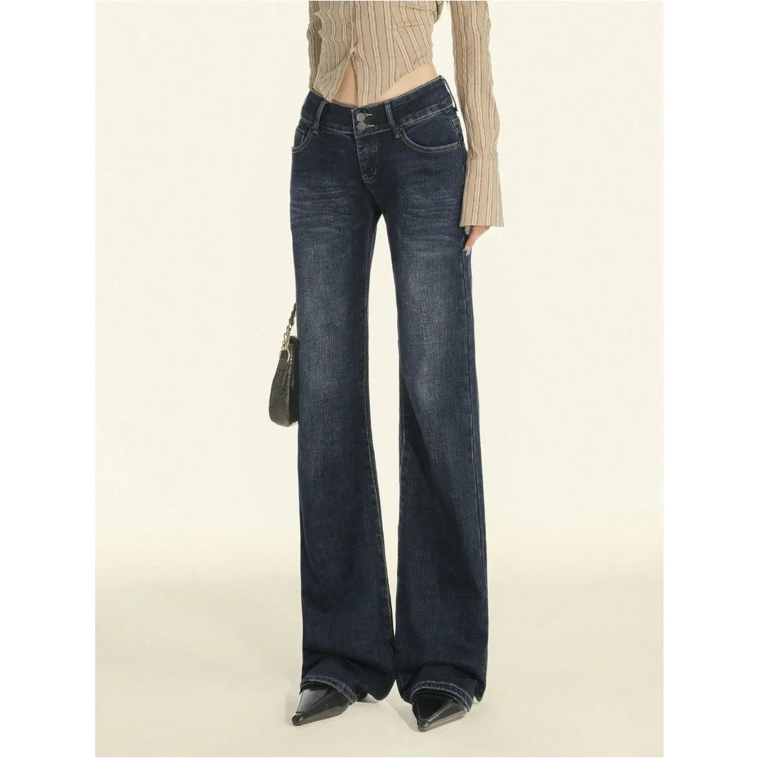 Emmiol Stretchy Denim Pants Blue Medium New Women’s