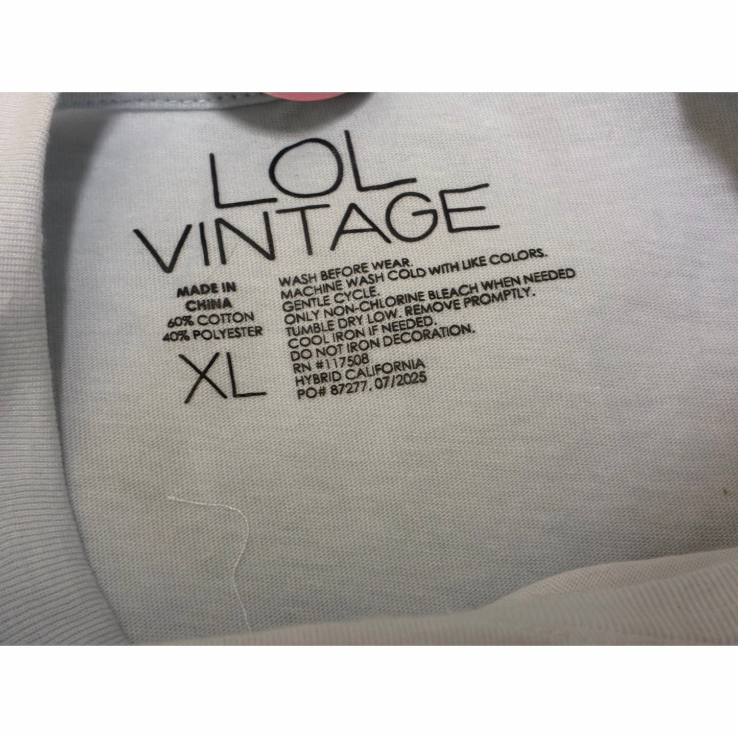 Lol Vintage Ballet Troupe Women’s T-shirt Size XL Light Blue