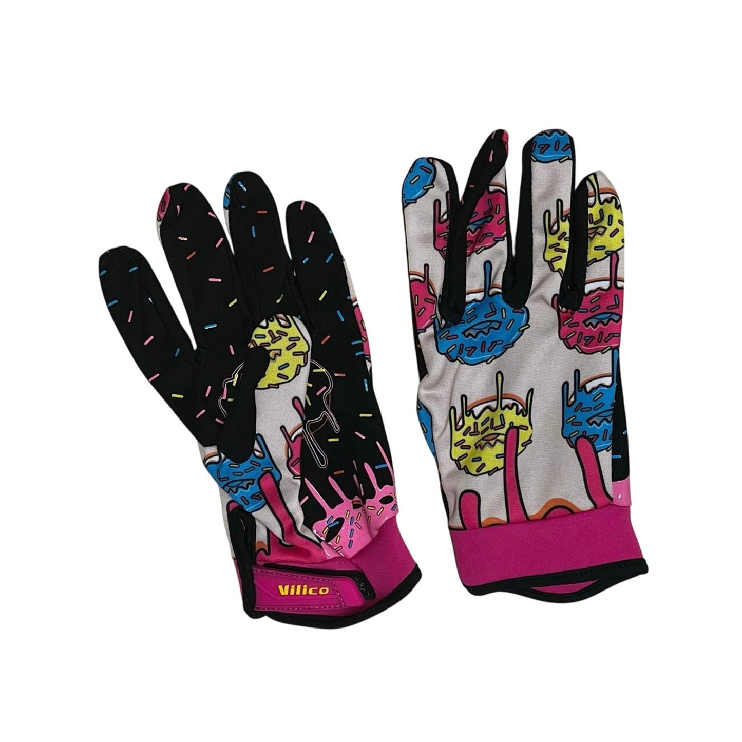 VILICO A0145 Donuts Cycling Gloves Full Finger Anti Slip Sports Gloves - Adult XL