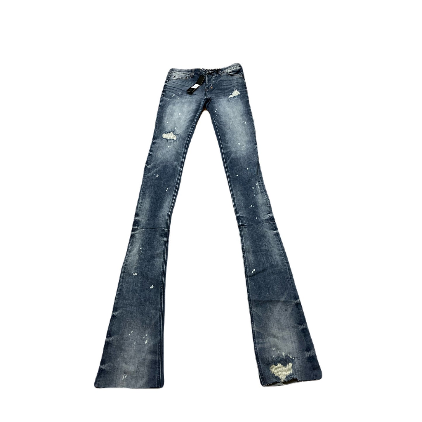 Shabaz Brothers Ibiza SBC110 Light Indigo Superstack Jean’s Size 34