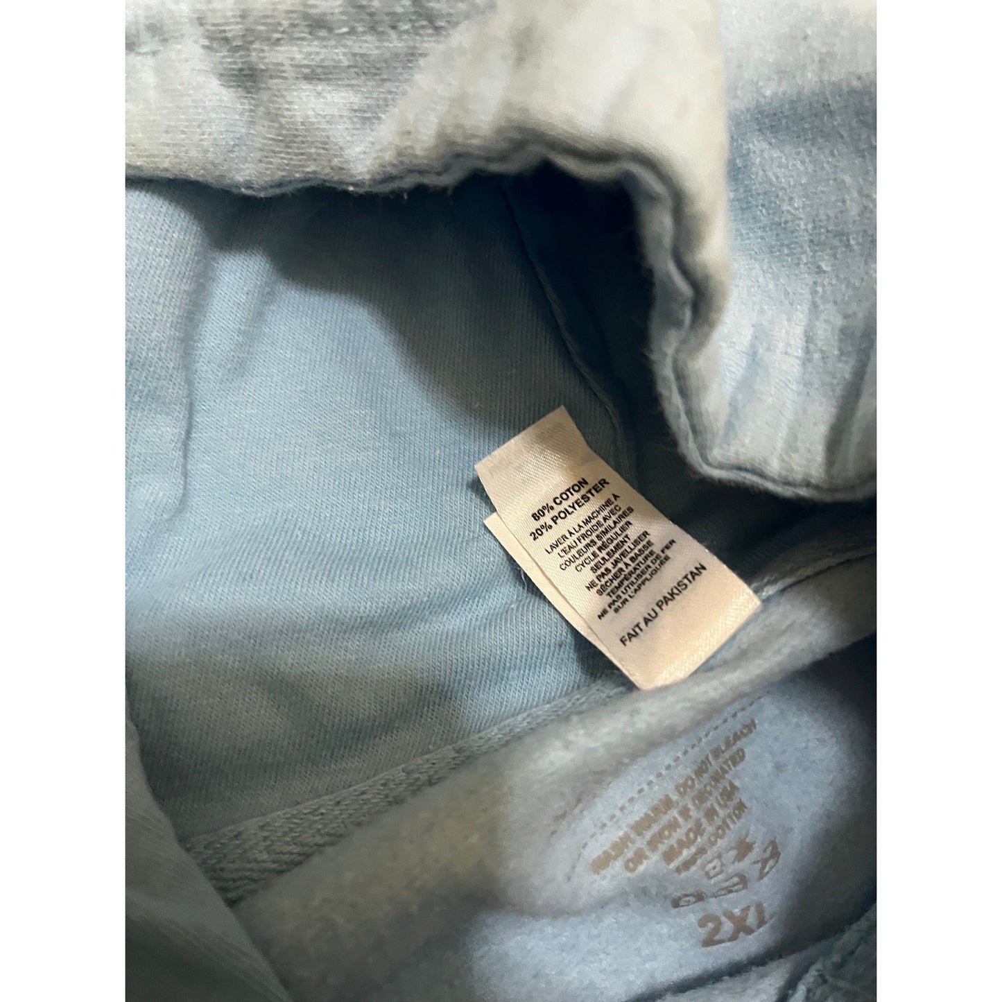 Baby Blue Si Tu Veux Men’s Sweater Size 2XL