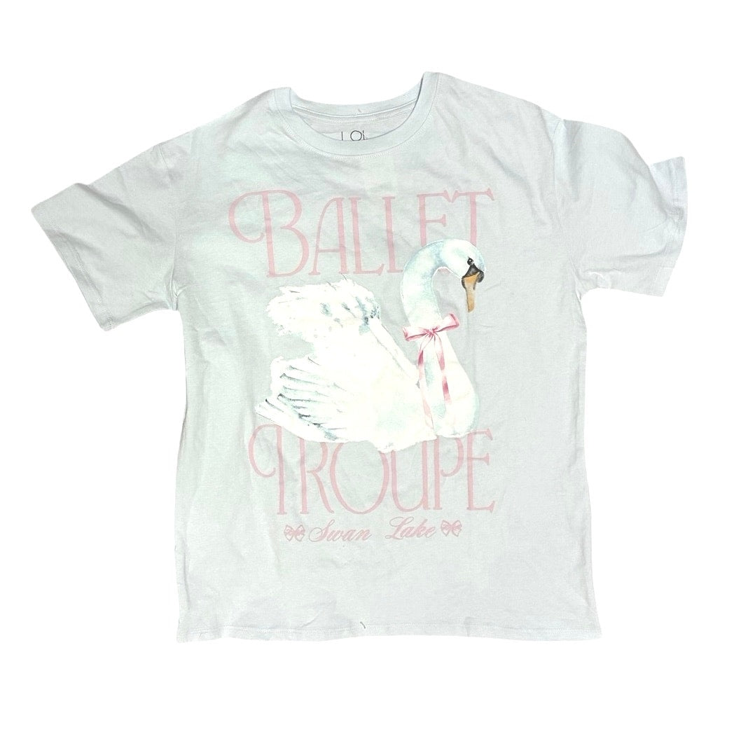 Lol Vintage Ballet Troupe Women’s T-shirt Size XL Light Blue