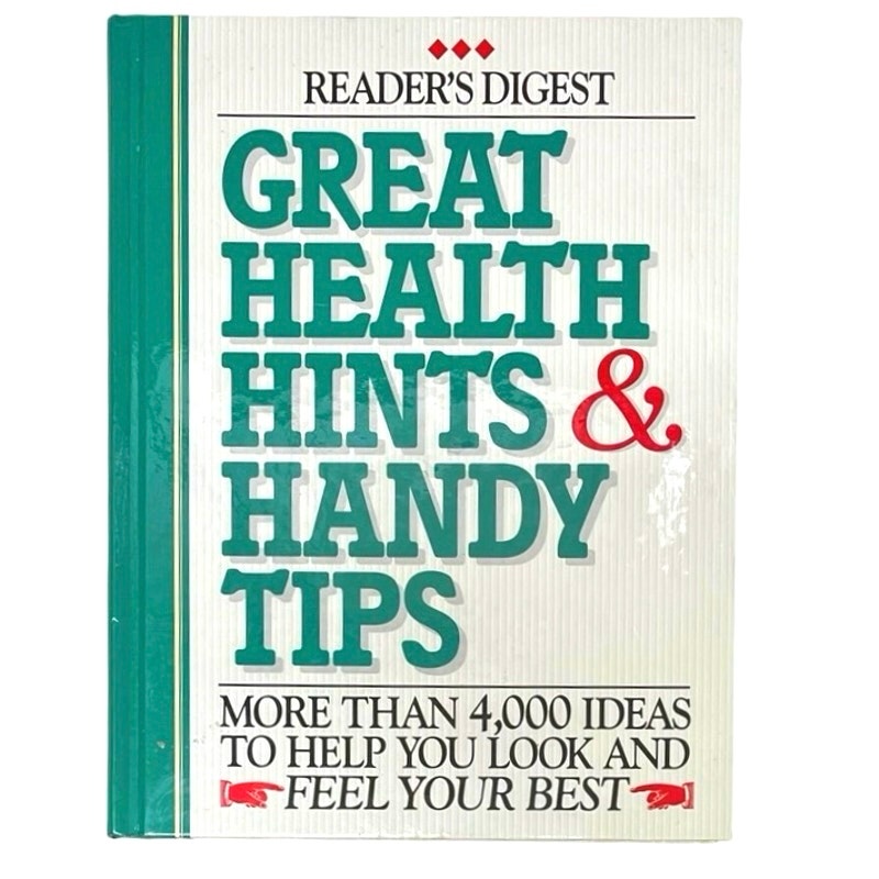 Great Health Hints and Handy Tips Hardcover Book