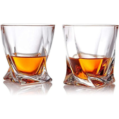 Whiskey Glass, Clean Glass Set, Dishwasher-Safe, Wine Gift, 2-Piece Set