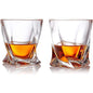 Whiskey Glass, Clean Glass Set, Dishwasher-Safe, Wine Gift, 2-Piece Set