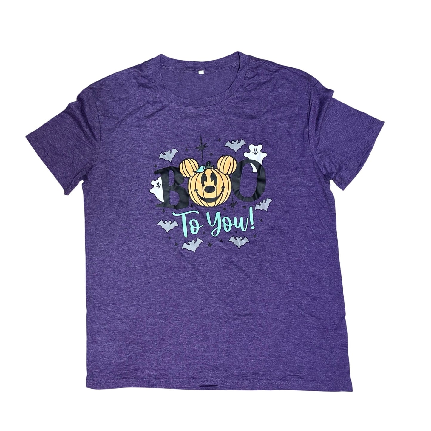 Women’s Boo To You Purple T-Shirt Size Large