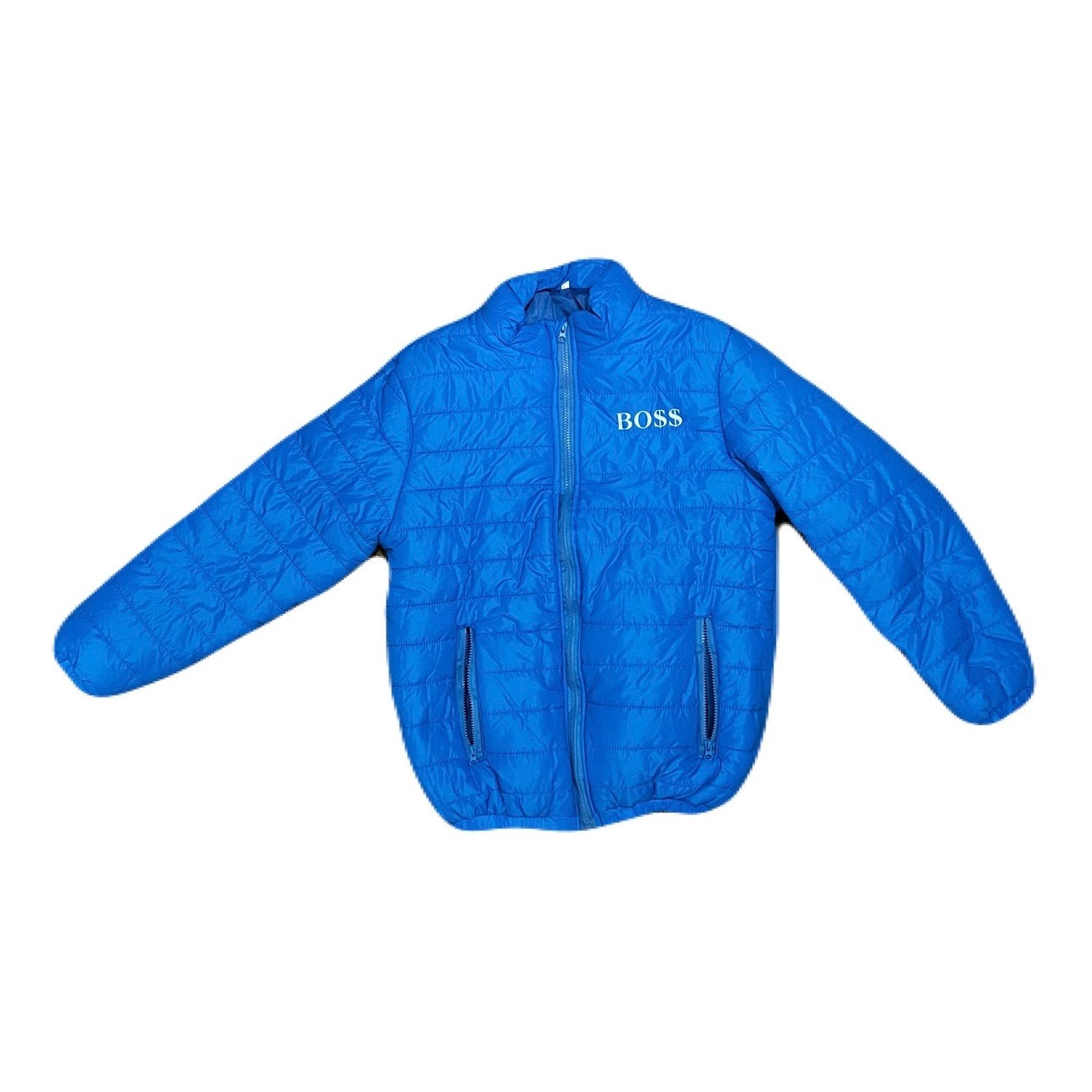 Boss Royal Blue Women’s flight jacket Size Large